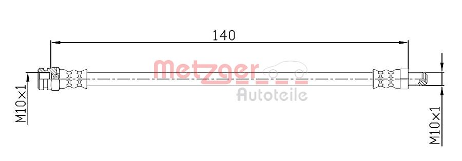 METZGER Gumifékcső 4110106_METZ